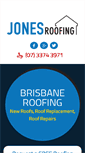 Mobile Screenshot of jonesroofing.com.au